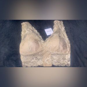 Beige Bralette never worn sexy top